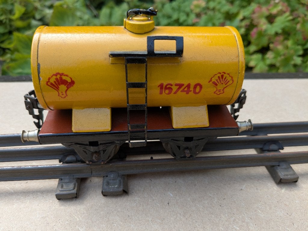 MÂRKLIN Spoor 0 ketelwagen SHELL, Gebruikt, Gelijkstroom, Wagon, Ophalen of Verzenden