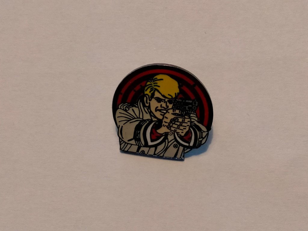 Rik Ringers Lombard 1990 strip stripfiguur reclame pin, Verzamelen, Ophalen of Verzenden, Gebruikt