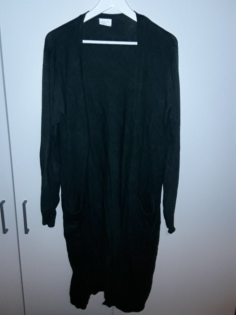 VILA Donkergroen Lang Vest Maat XL, Vila, Maat 46/48 (XL) of groter, Ophalen of Verzenden, Zo goed als nieuw