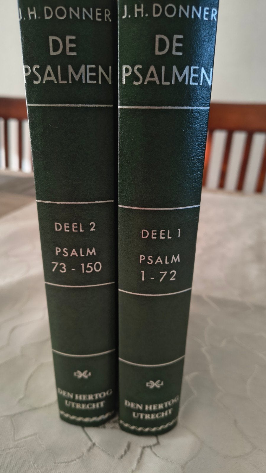 De Psalmen. JH Donner. deel 1 en 2, Christendom | Protestants, Ophalen of Verzenden, Zo goed als nieuw, JH Donner