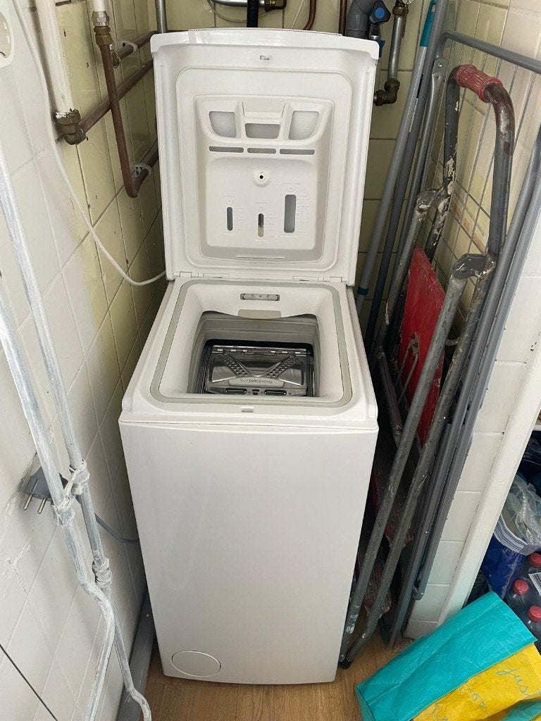 Wasmachine 7kg, Witgoed en Apparatuur, Wasmachines, Ophalen, Gebruikt, Bovenlader, Energieklasse A of zuiniger