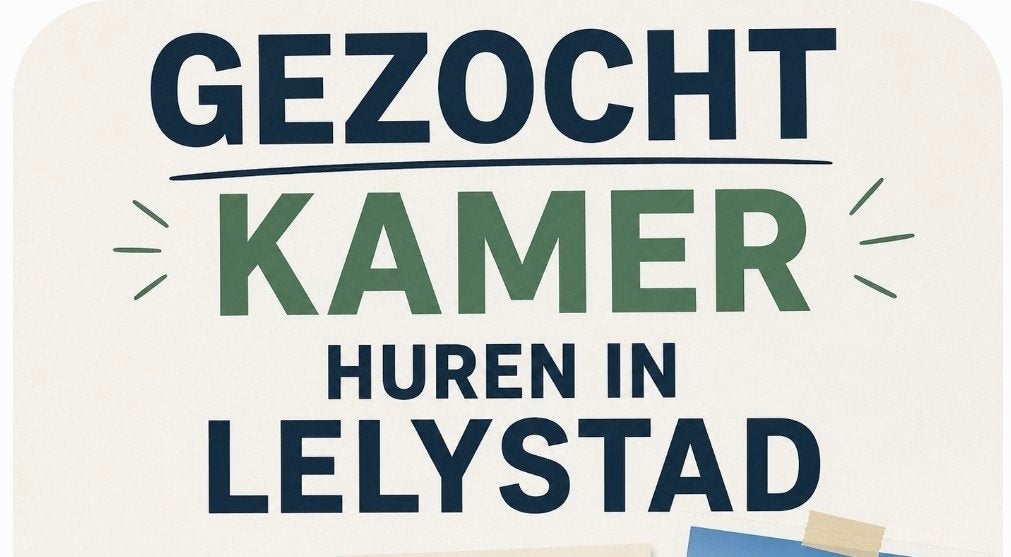 Gezocht een kamer in Lelystad, Huizen en Kamers, Kamers te huur, Overige regio's