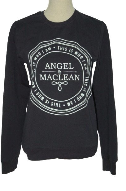 Nieuwe Angel & Maclean sweater, blauw/zwart, Mt. S, Kleding | Dames, Truien en Vesten, Nieuw, Maat 36 (S), Overige kleuren, Verzenden