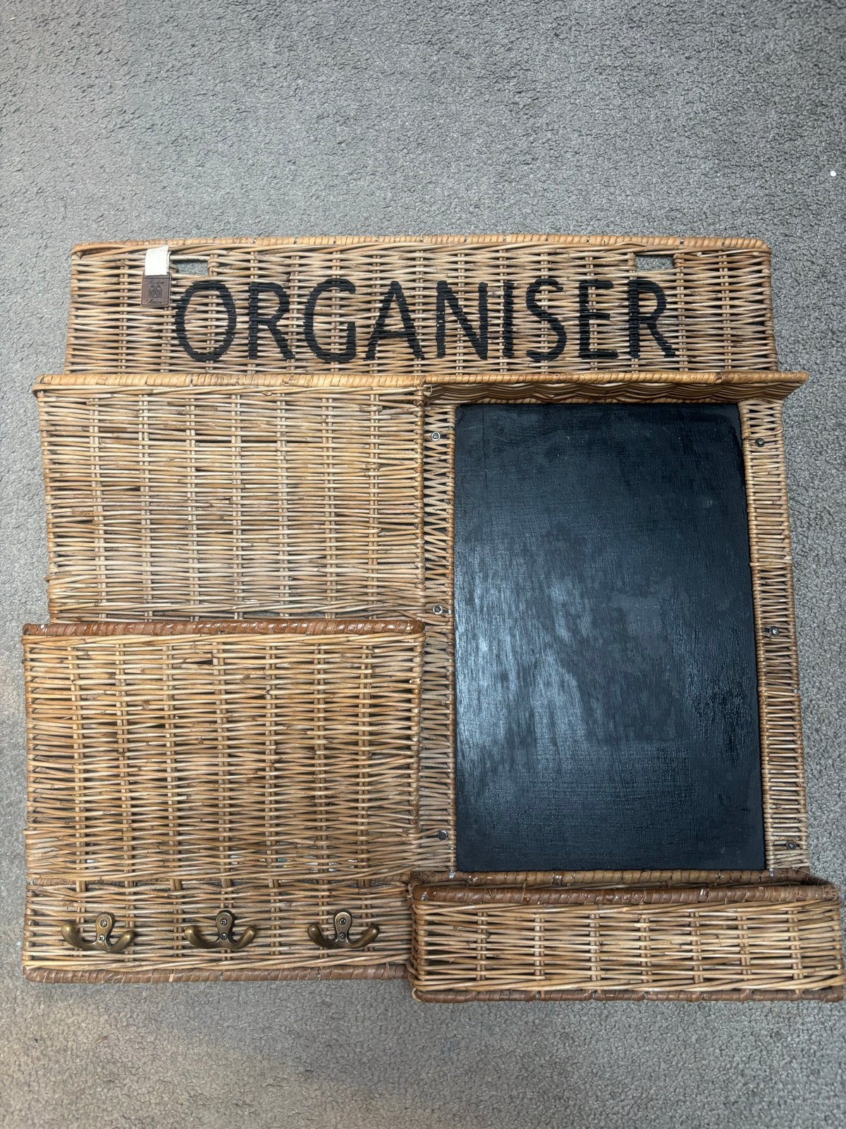 Riviera maison wand organiser met krijtbord, Overige materialen, Gebruikt, Minder dan 100 cm, Ophalen
