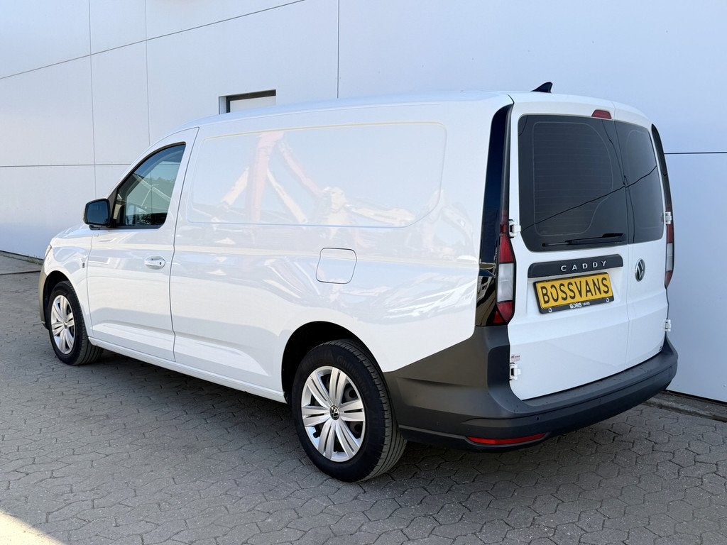 Volkswagen Caddy Cargo Maxi 2.0 TDI 122PK Automaat L2 Cruise, Auto's, Bestelauto's, Gebruikt, Zwart, 4 cilinders, Volkswagen
