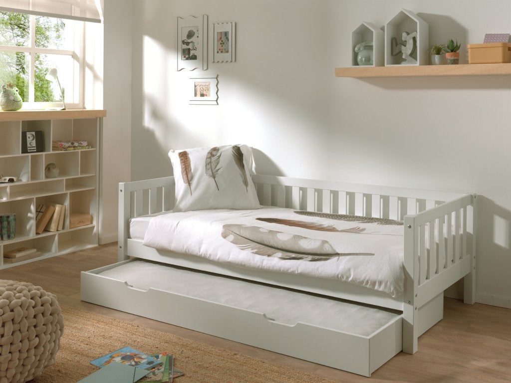 Fritz kajuitbed - 90x200 - Wit, Niet ingevuld, Niet ingevuld, Niet ingevuld