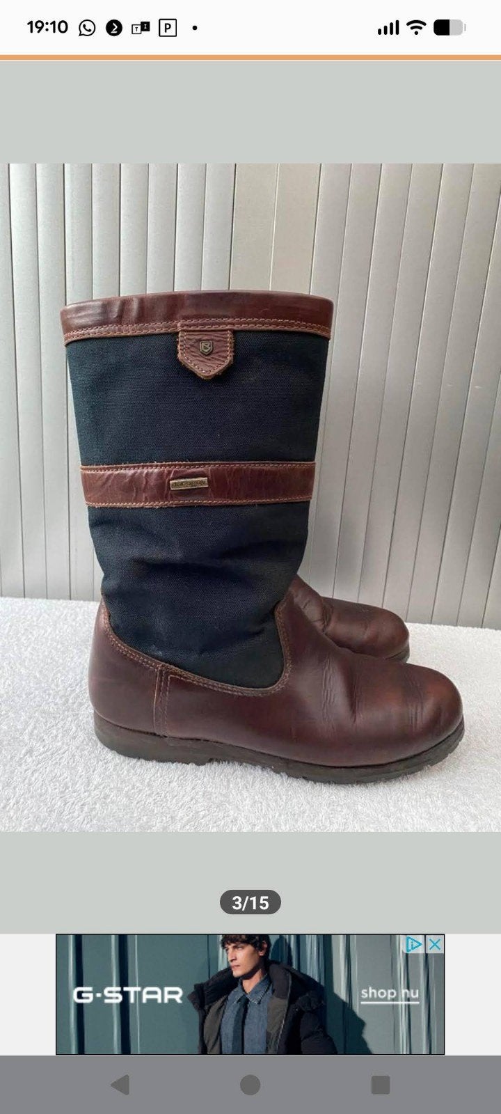 Dubbary Shamrock laarzen 42, Nieuwe zolen! topstaat, Blauw, Boots, Ophalen of Verzenden, Zo goed als nieuw