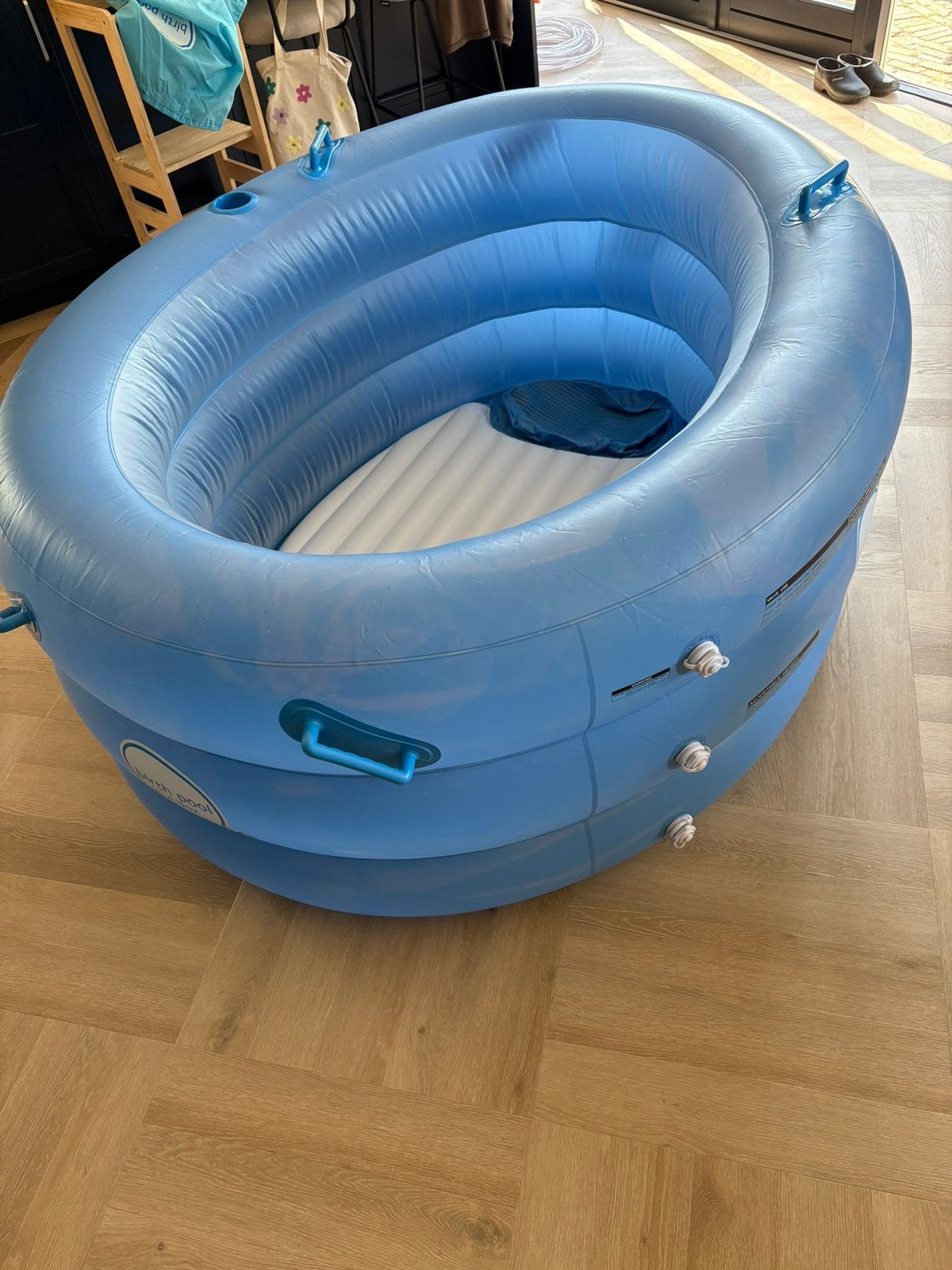 Te koop: Bevalbad birth pool in a box XL/2-persoons, Ophalen, Zo goed als nieuw