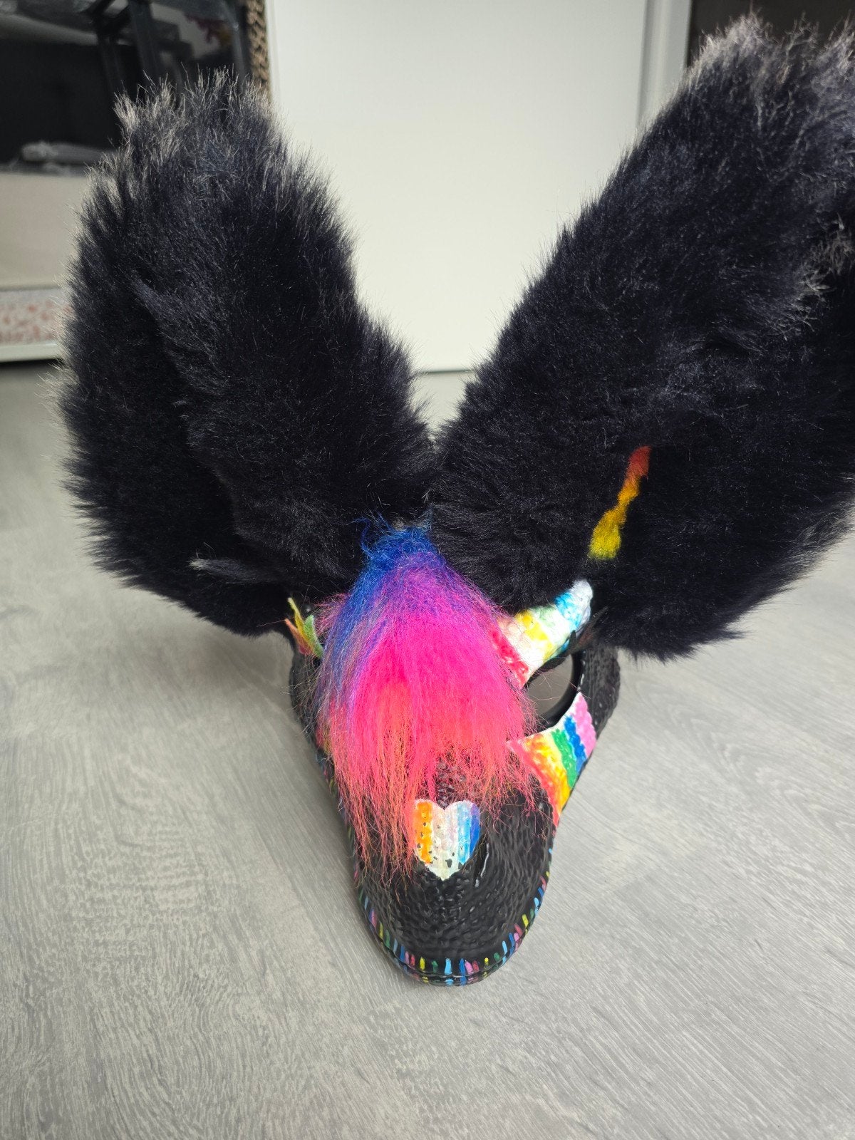 Dino masker furry, Hobby en Vrije tijd, Kostuums, Theaterbenodigdheden en LARP, Ophalen of Verzenden, Nieuw, Accessoires