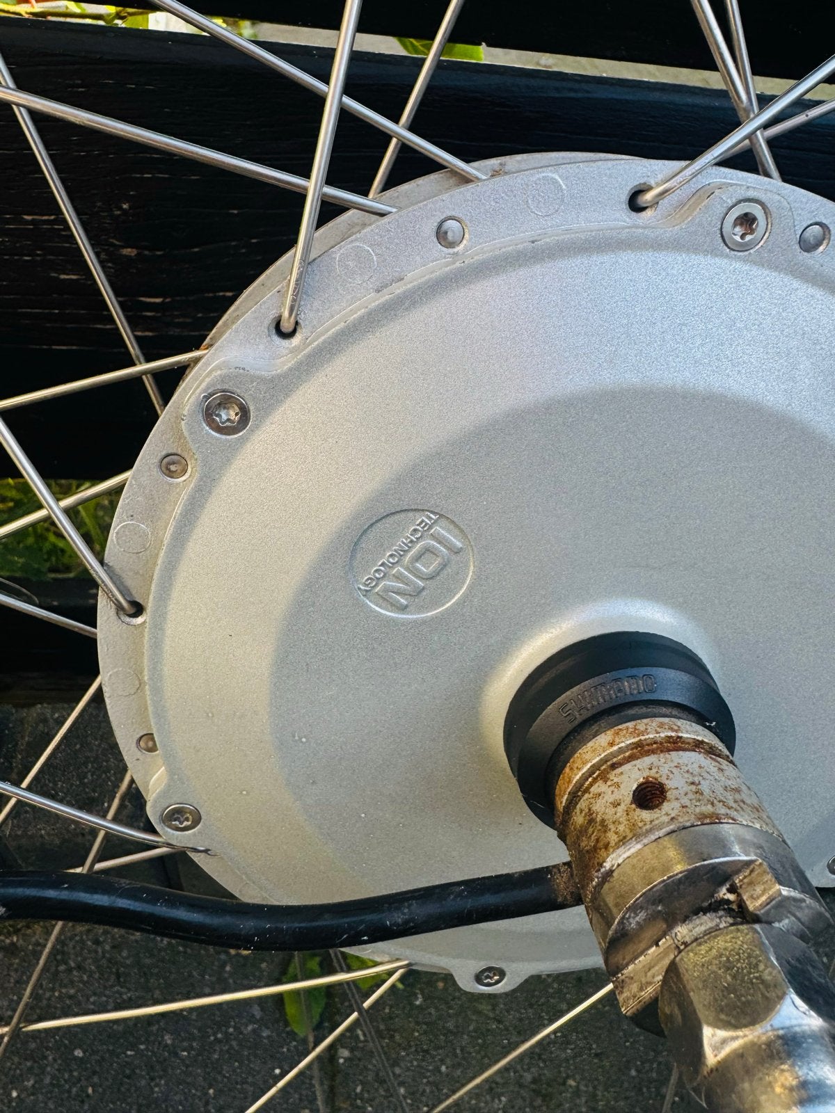 Elektrisch fietswiel met motor en Shimano cassette Trek, Gebruikt, Ophalen of Verzenden, Aluminium, Elektrische fiets