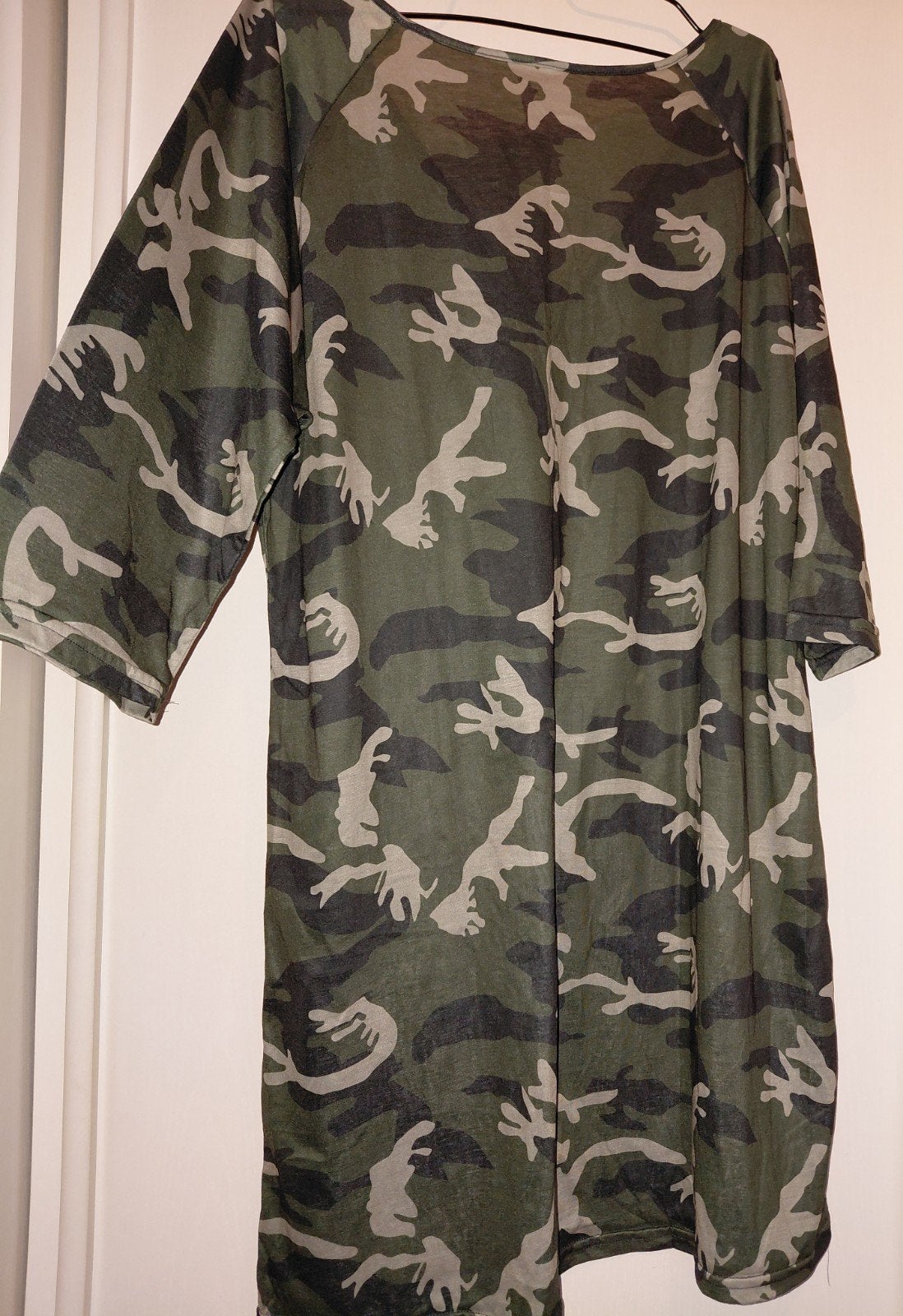 Camo Jurk - Comfortabele Camouflage Tuniek, Kleding | Dames, Jurken, Maat 46/48 (XL) of groter, Ophalen of Verzenden, Onbekend