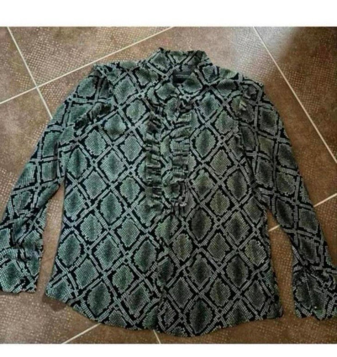 Scotch & Soda blouse maat M, Ophalen of Verzenden, Zo goed als nieuw, Maat 38/40 (M), Groen