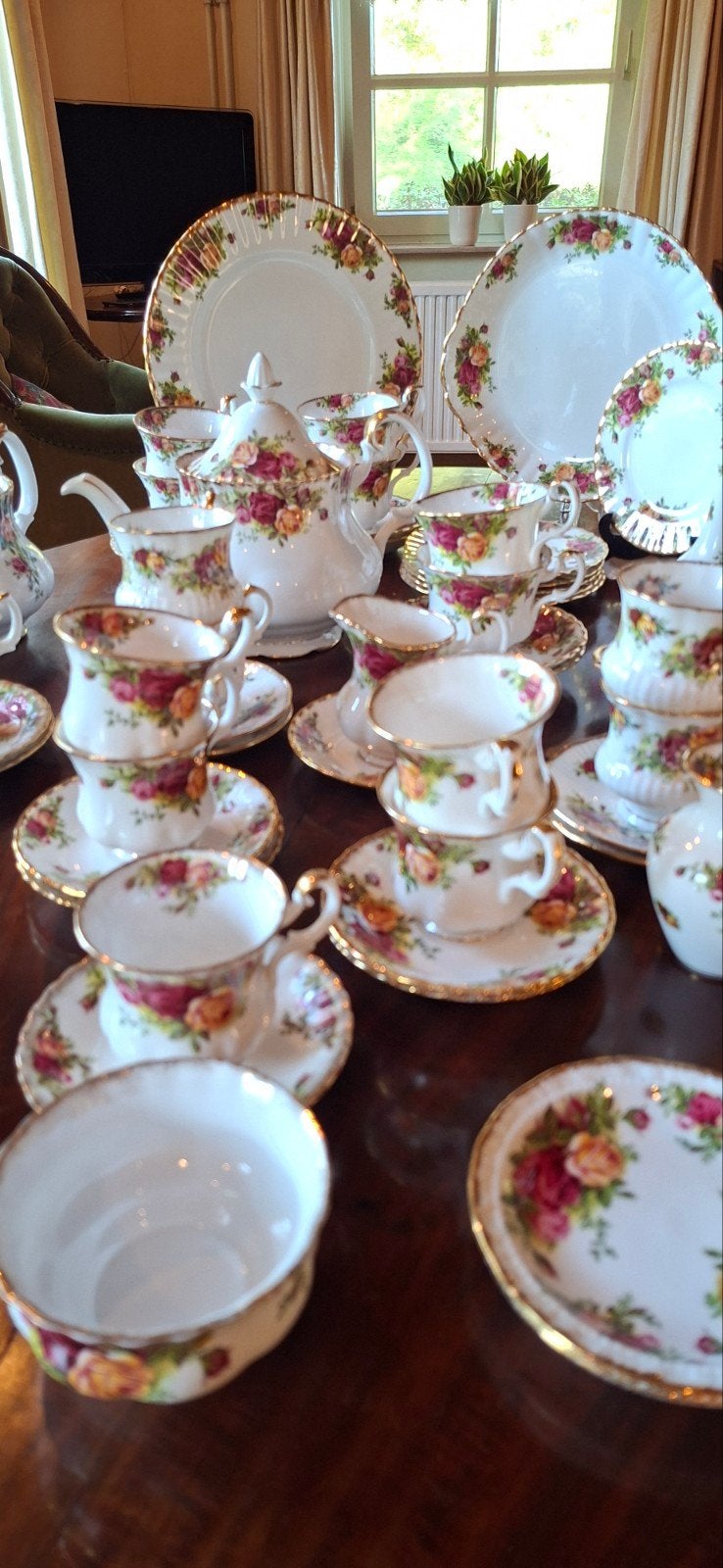 Nooit gebruikt: Uitgebreid Royal Albert Old Country Roses Se, Ophalen of Verzenden