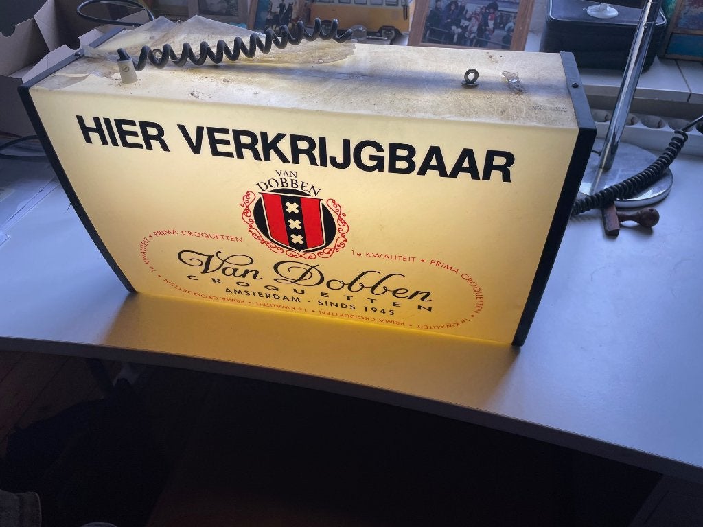 lichtreklame, Ophalen of Verzenden, Zo goed als nieuw, Reclamebord