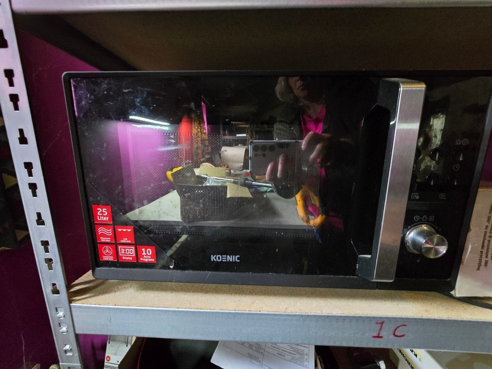 Koenic Combimagnetron 25 Liter -   nieuw, Witgoed en Apparatuur, Combimagnetron, Nieuw, Ophalen of Verzenden, Draaiplateau