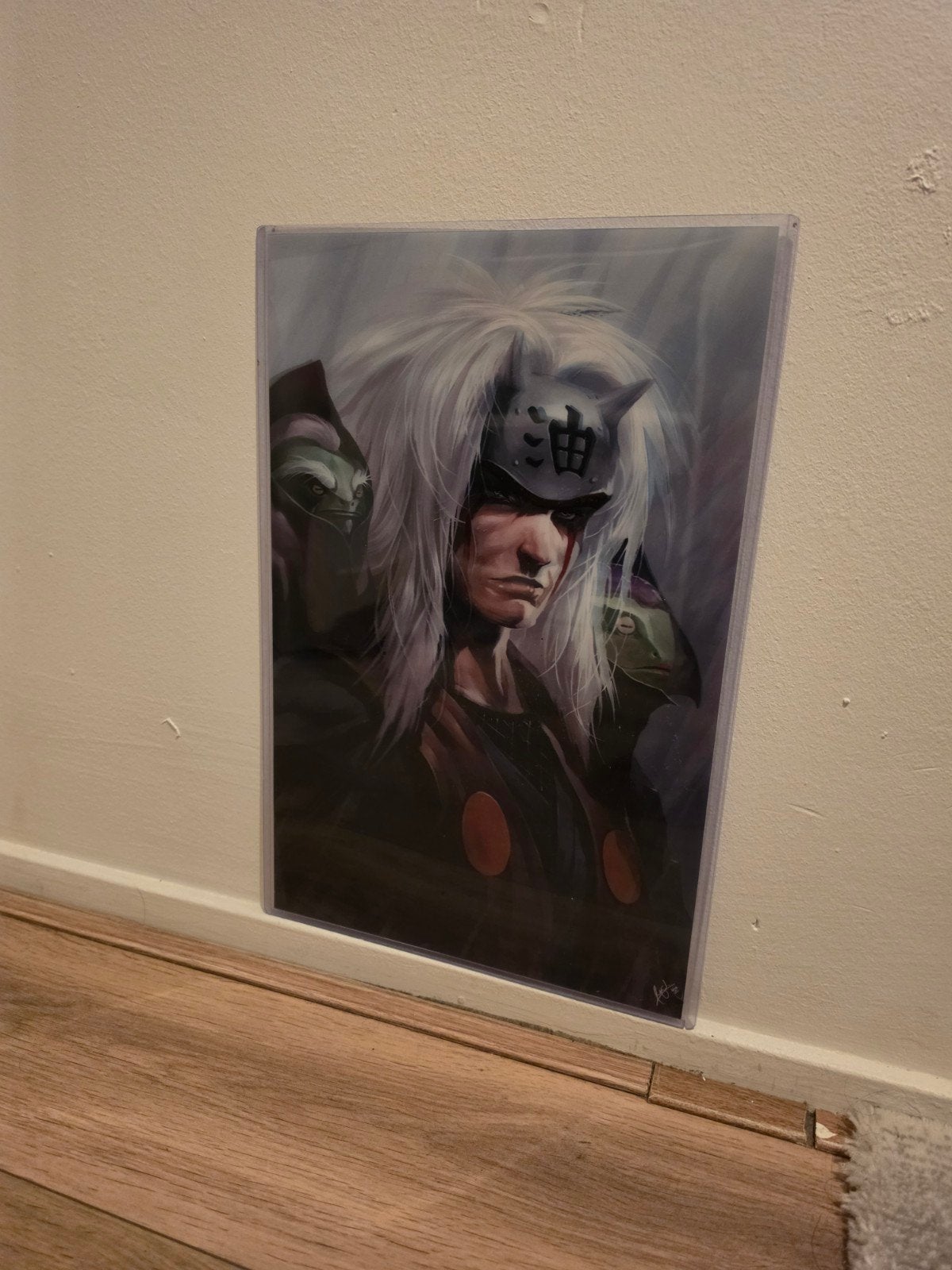 Naruto Jiraiya Anime Print - Decoratie, Ophalen, Zo goed als nieuw, Minder dan 50 cm, Print