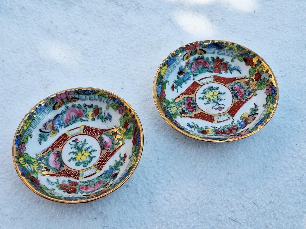 Twee kleine Chinese porseleinen schaaltjes, Ophalen of Verzenden
