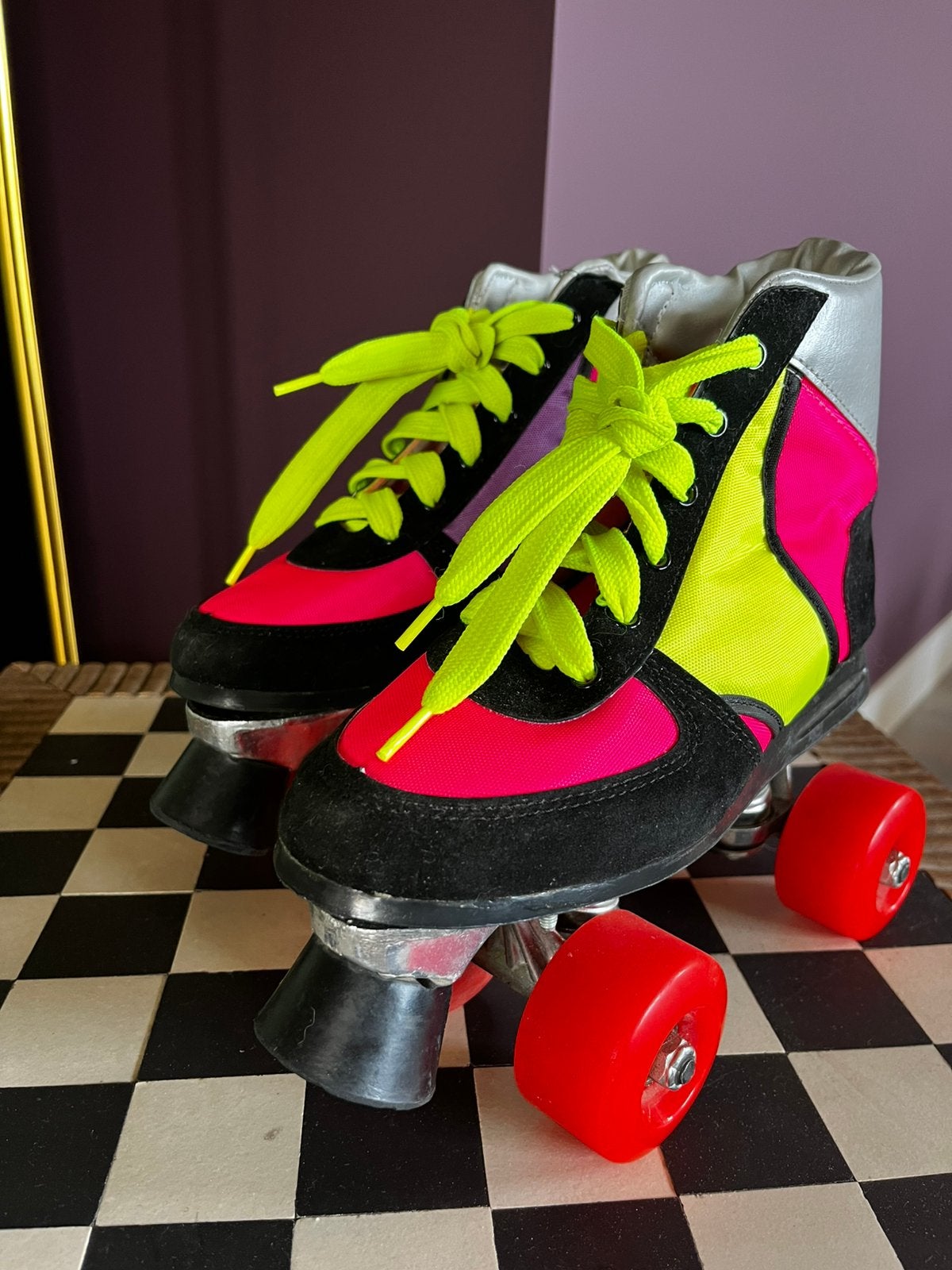Vintage quad rolschaatsen - maat 37 + originele tas, Ophalen of Verzenden, Gebruikt