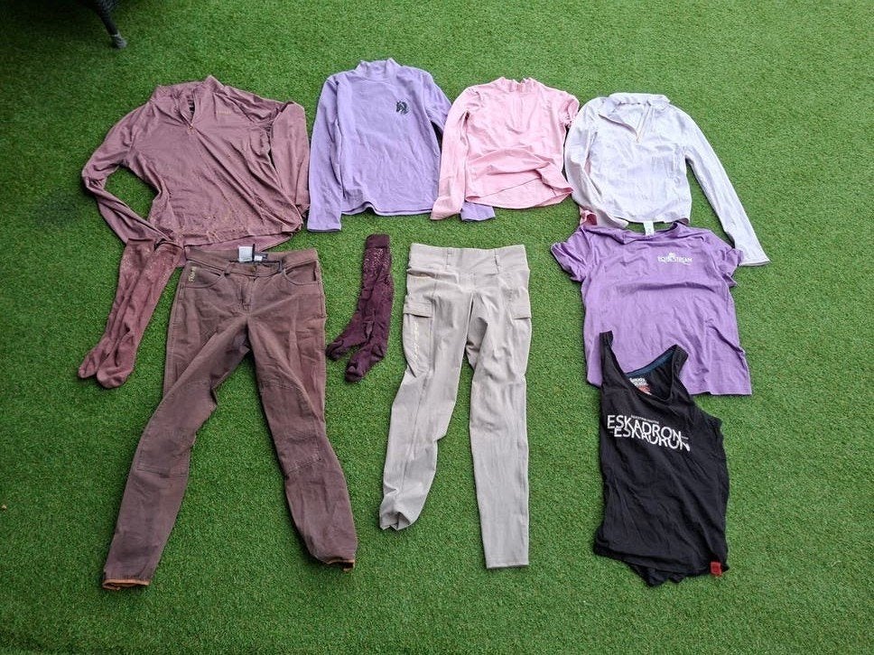 Kledingpakket voor paardrijden - Diverse merken en maten, Ophalen of Verzenden, Zo goed als nieuw, Met stretch, Bovenkleding