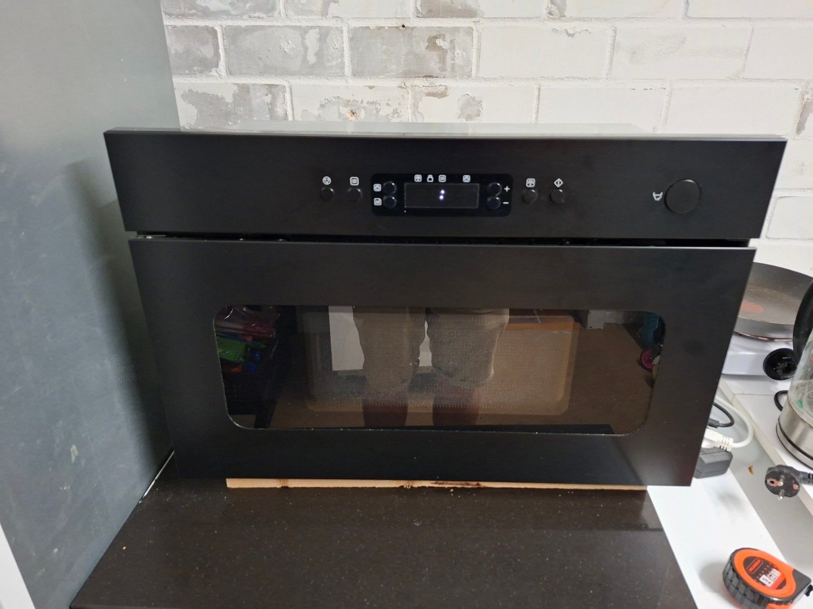 Ikea Matalskare Mattradition Magnetron Zwart (2021), 60 cm of meer, Ophalen of Verzenden, Inbouw, Draaiplateau