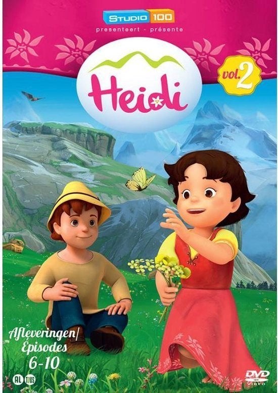 Heidi Vol. 2 DVD - Afleveringen 6-10 (Studio 100), Animatie, Verzenden, Alle leeftijden, Tv-serie