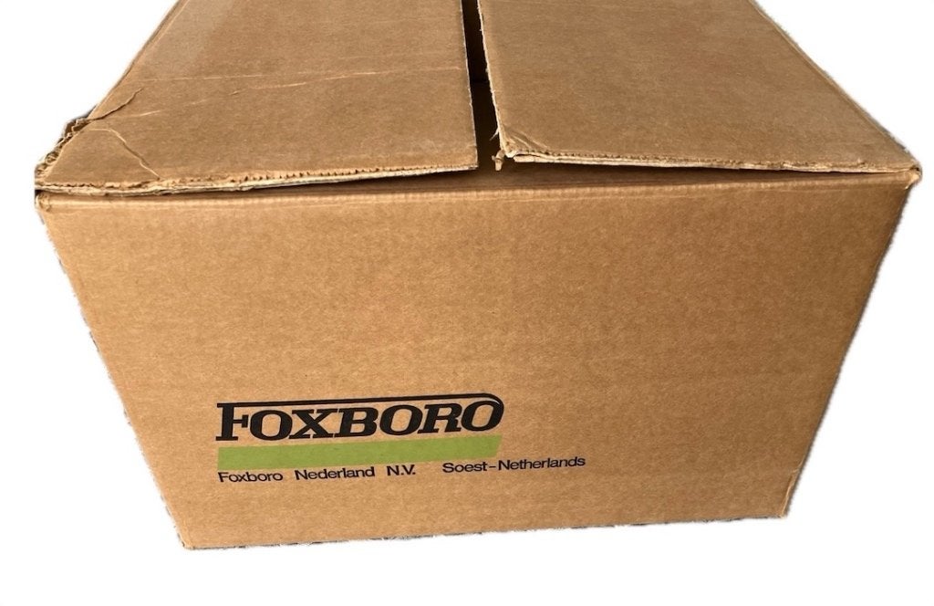 Foxboro - Soest / Oude lege kartonnen verpakking, Ophalen of Verzenden, Gebruikt, Verpakking