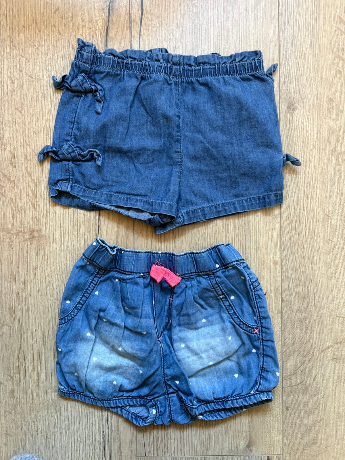 Kinderen | 2 korte spijkerbroekjes | maat 80 92 | dopo dopo, Kinderen en Baby's, Ophalen, Zo goed als nieuw, Meisje
