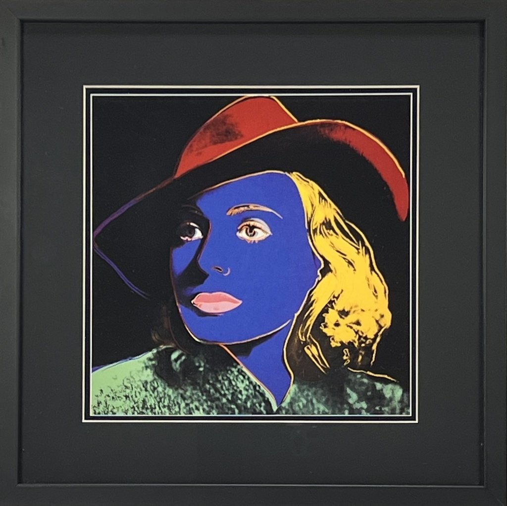 74. Zeefdruk, Andy Warhol - Pop Art, Ingrid Bergman, 1983, Antiek en Kunst, Kunst | Litho's en Zeefdrukken, Ophalen