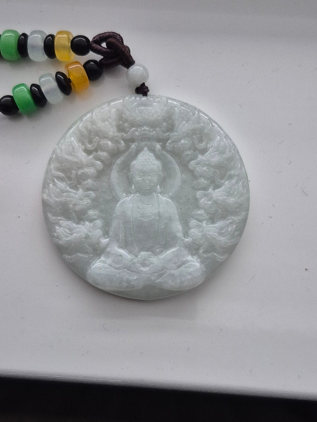 Boeddha Jade hanger, Ophalen of Verzenden