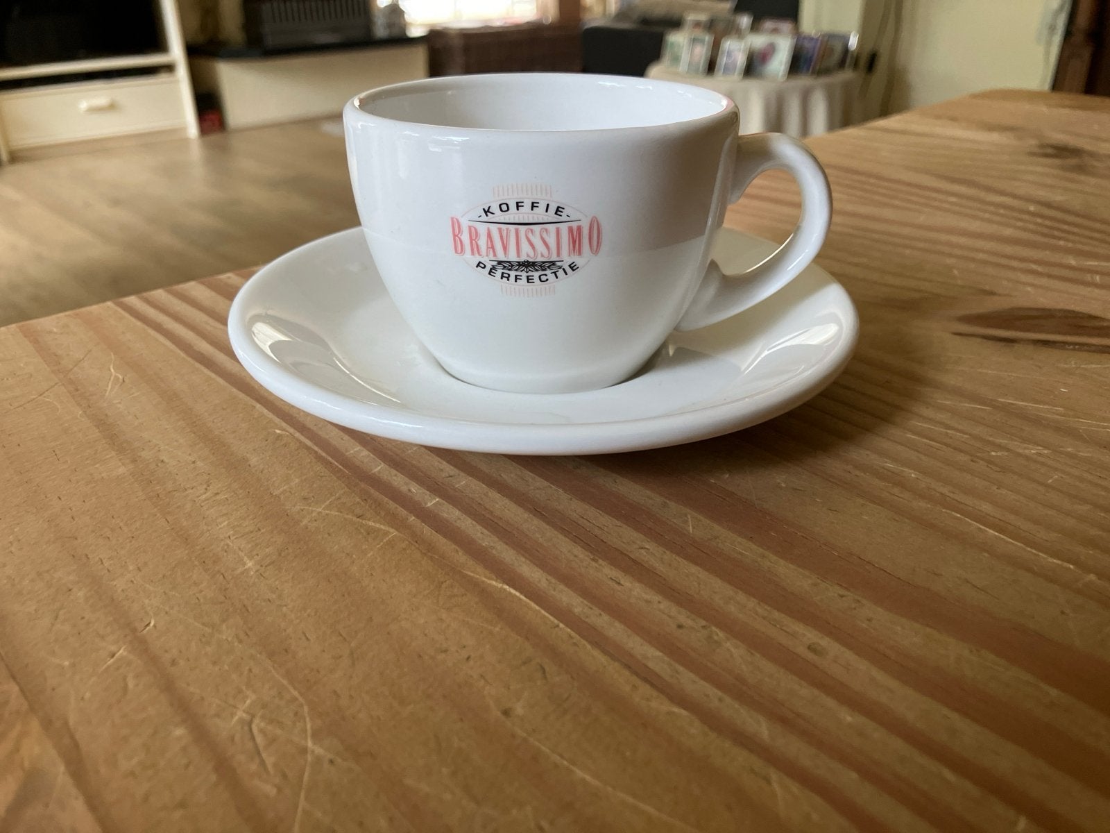 Koffiekopje met schotel - Bravissimo Perfectie, Ophalen, Overige merken, Keramiek, Nieuw