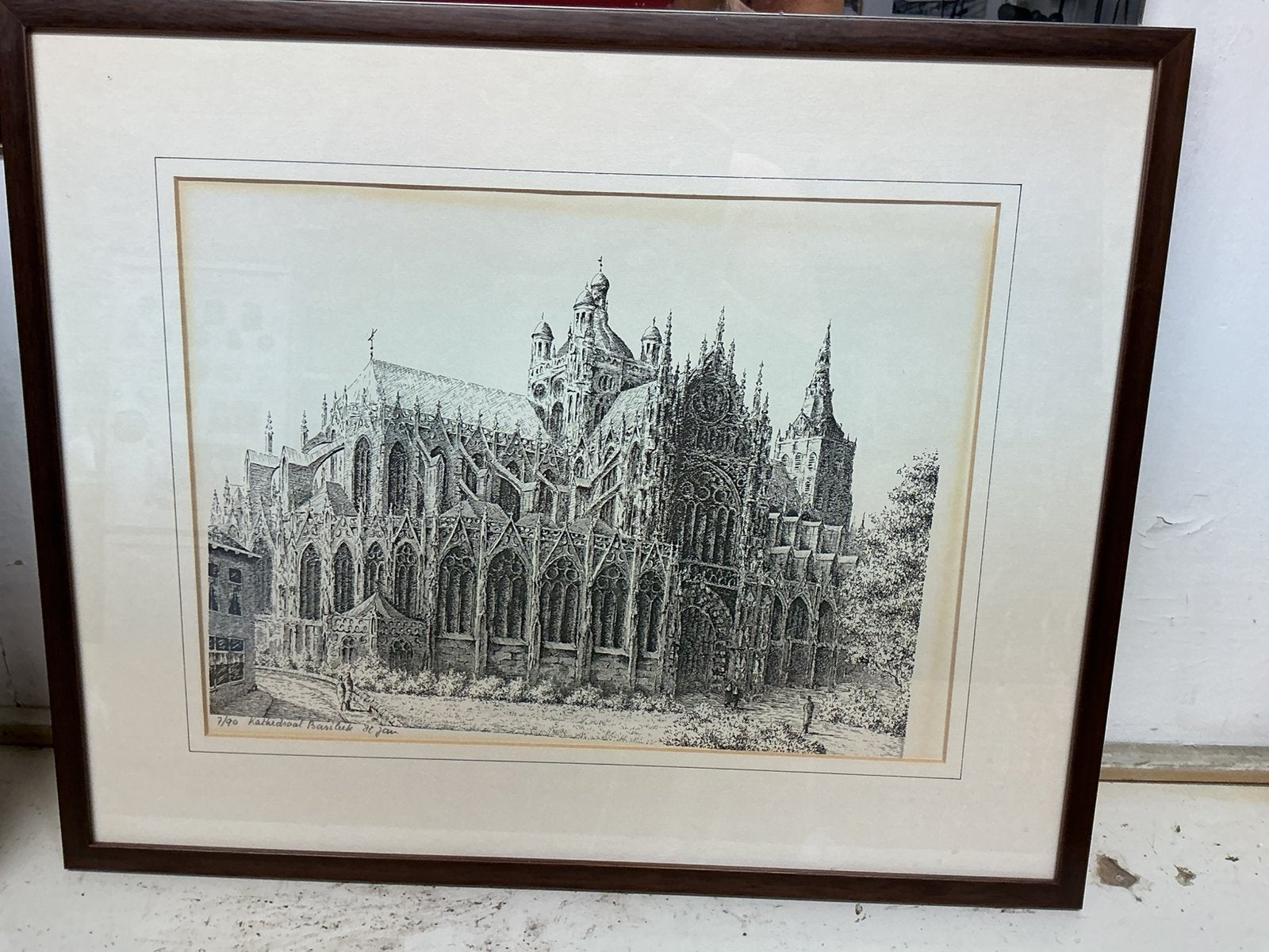 Etsen sint jans Kathedraal, Ophalen of Verzenden
