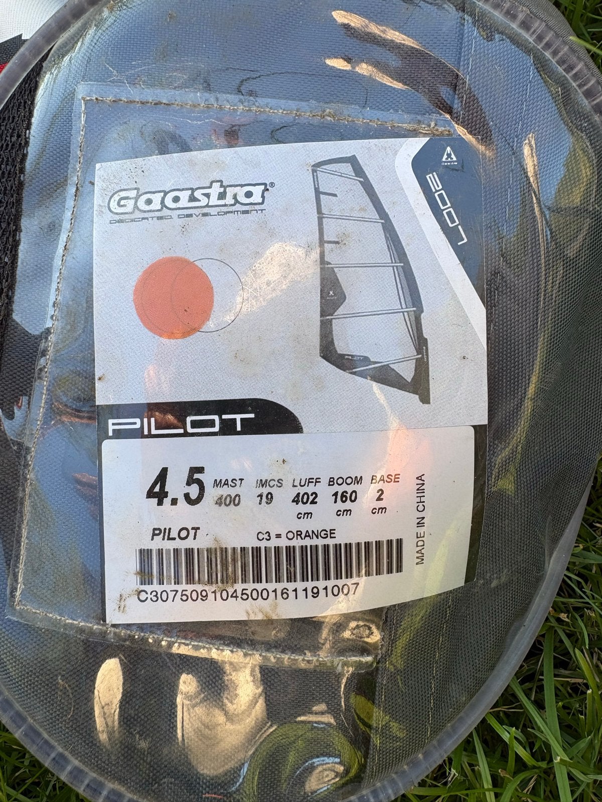 Gaastra Pilot 4.5m², Watersport en Boten, Ophalen, Met mast, Gebruikt, Gaastra
