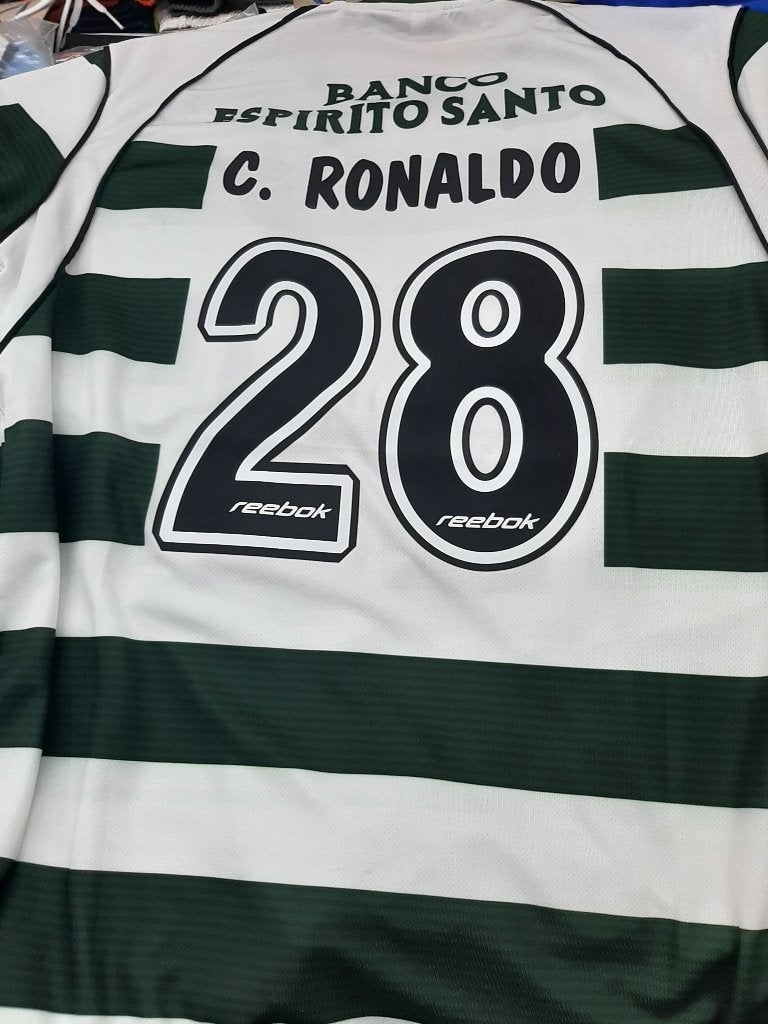 Voetbal sporting lissabon ronaldo, Sport en Fitness, Voetbal, Maat L, Verzenden, Nieuw, Shirt