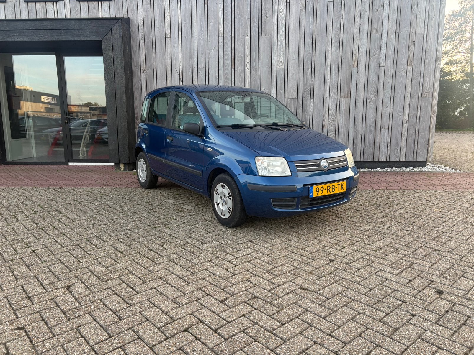 Fiat Panda 1.2 2005 Blauw nieuwe apk, Voorwielaandrijving, Origineel Nederlands, Bedrijf, Handgeschakeld