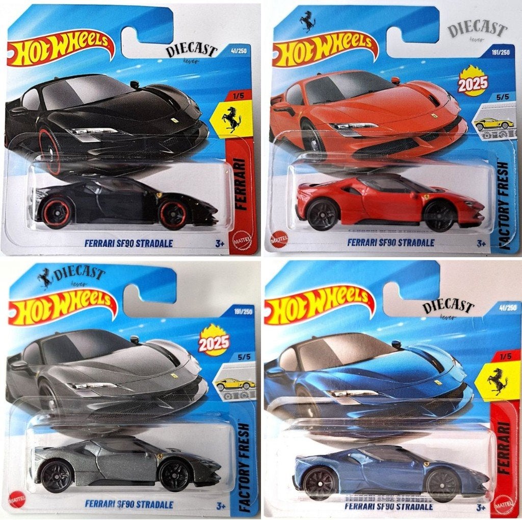 Hot Wheels Ferrari SF90 Stradale Special (4 of 5 stuks ), Ophalen, Nieuw, Auto