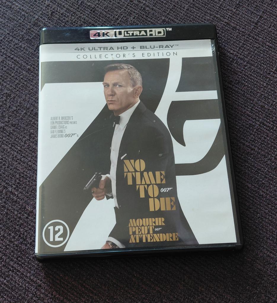 No time to die Ultra HD Blue-ray DVD, Vanaf 16 jaar, Ophalen of Verzenden, Gebruikt, Overige genres