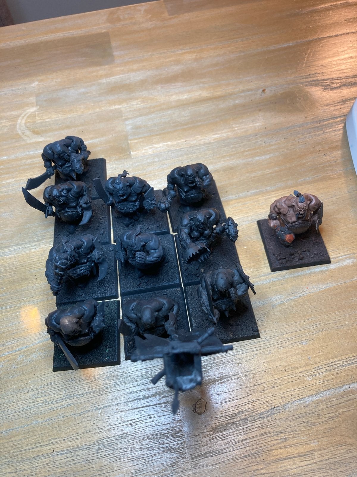 Ogor Gluttons - Ogre Kingdoms - Warhammer Fantasy, Gebruikt, Figuurtje(s), Warhammer, Ophalen of Verzenden