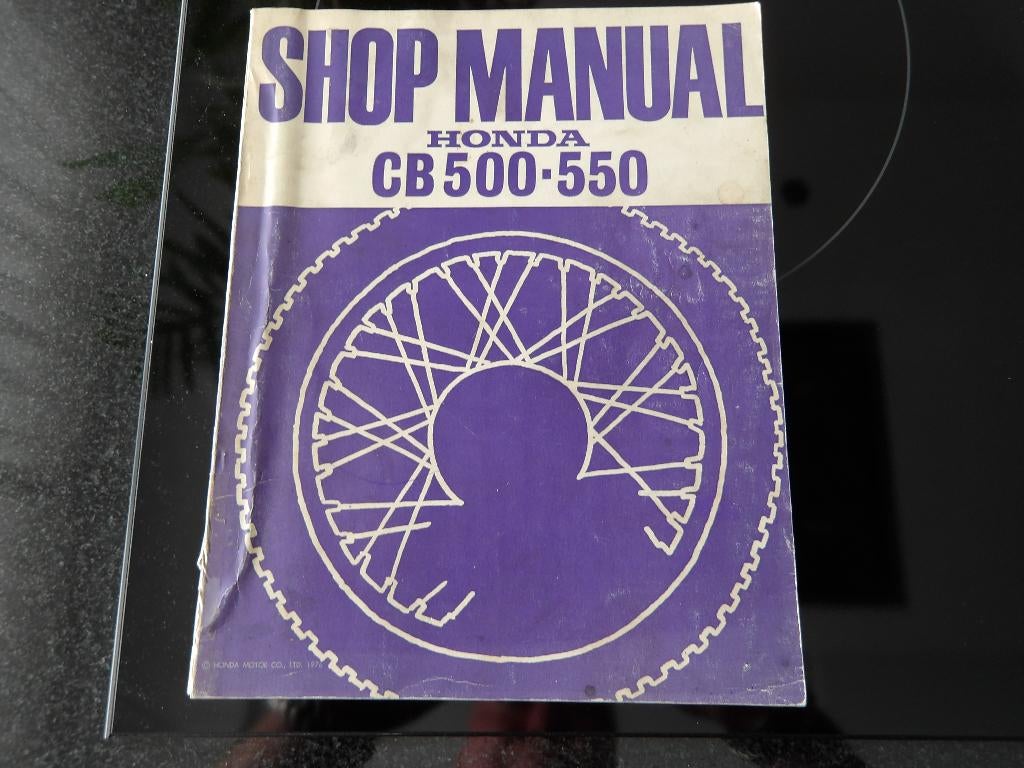 werkplaatshandboek HONDA CB500 550 550 four 1976, Motoren, Handleidingen en Instructieboekjes, Verzenden, Honda