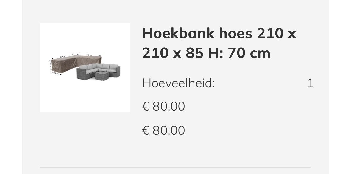 Tuin Loungebank Hoes, Ophalen of Verzenden, Nieuw, Overige materialen