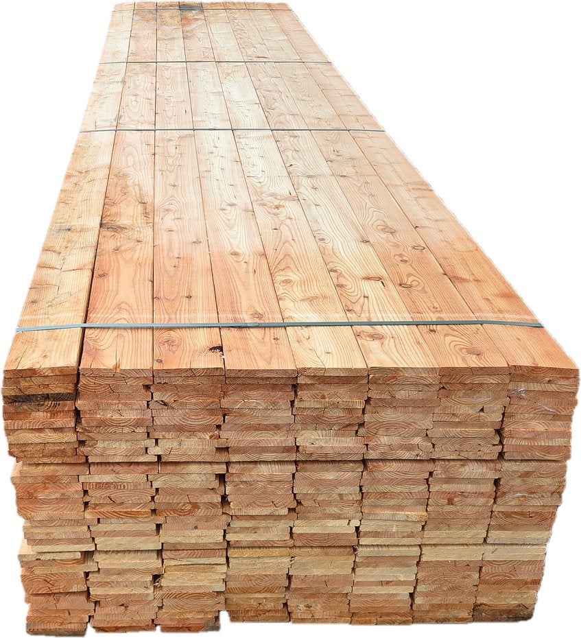 Tuinplanken Lariks - geschaafd 18x140 mm