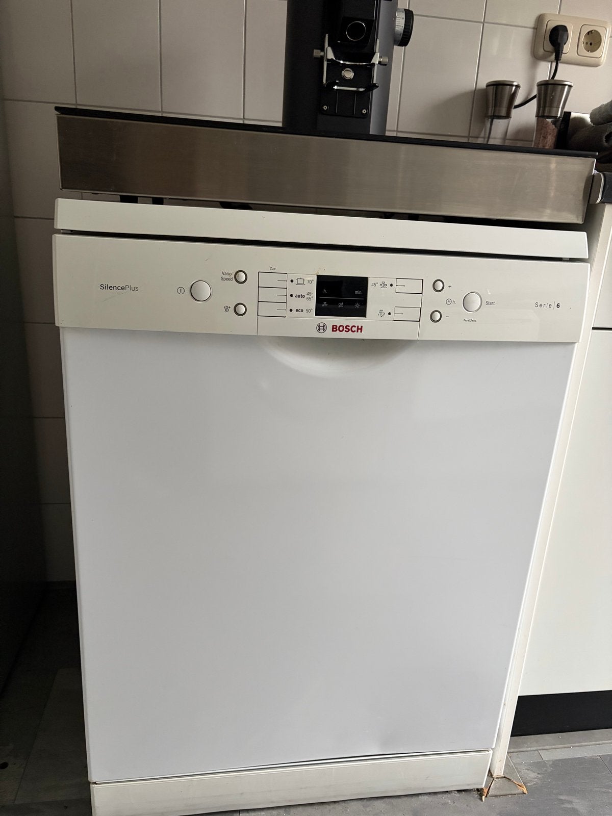 Bosch Serie 6 SilencePlus Vrijstaande Vaatwasser, Witgoed en Apparatuur, Vaatwasmachines, Ophalen, Gebruikt, 60 cm of meer, Energieklasse A of zuiniger