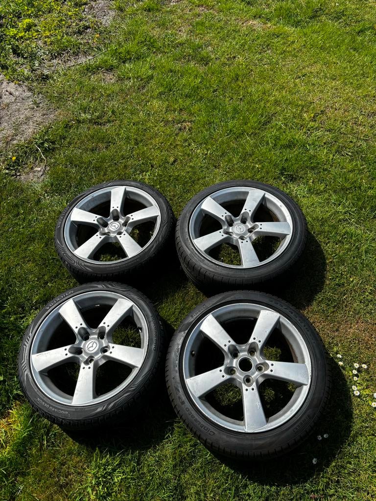 Mazda RX-8 18 inch wielen inclusief banden, Ophalen, 18 inch, Gebruikt, Banden en Velgen