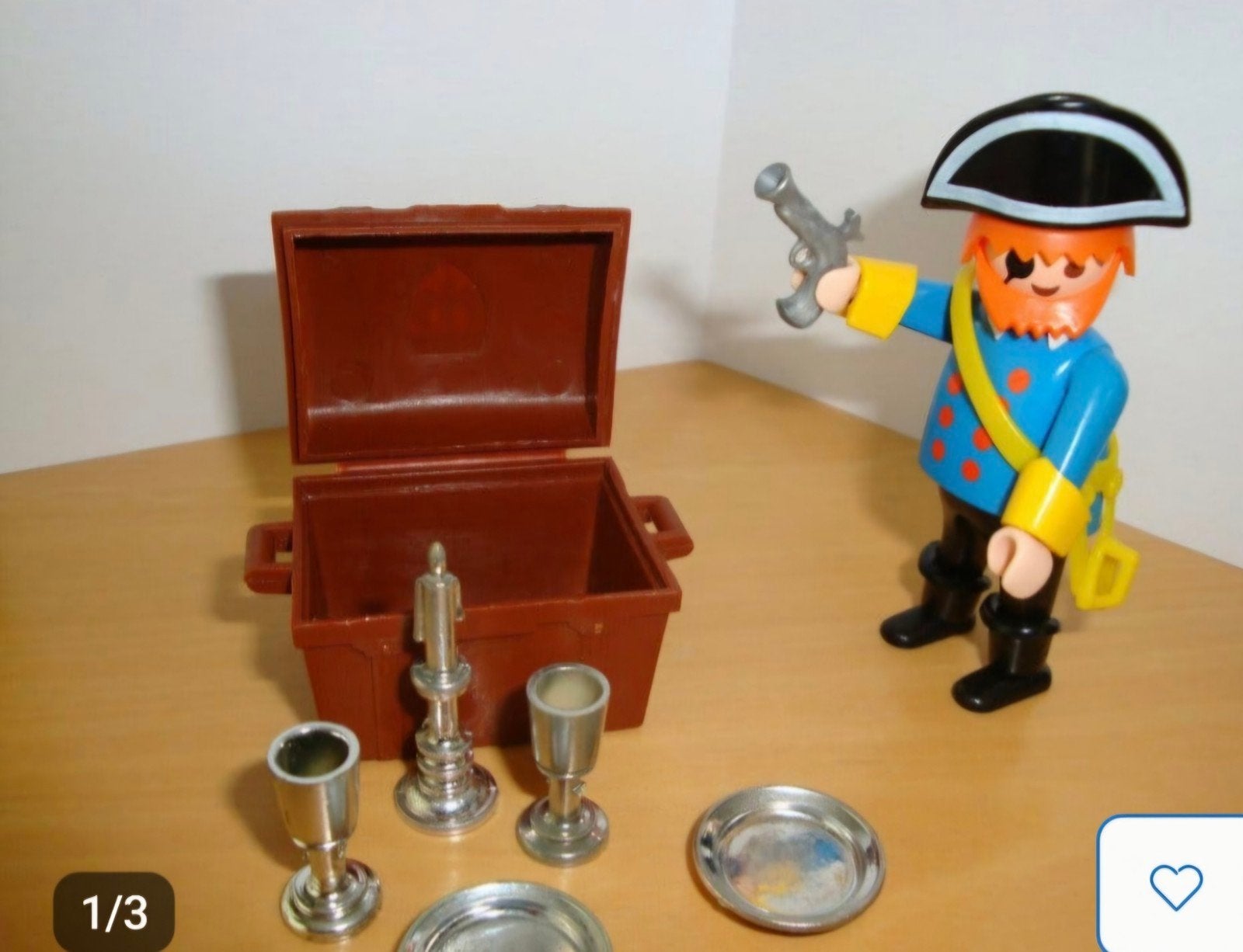 Playmobil Piraat met schatkist en accessoires, Ophalen
