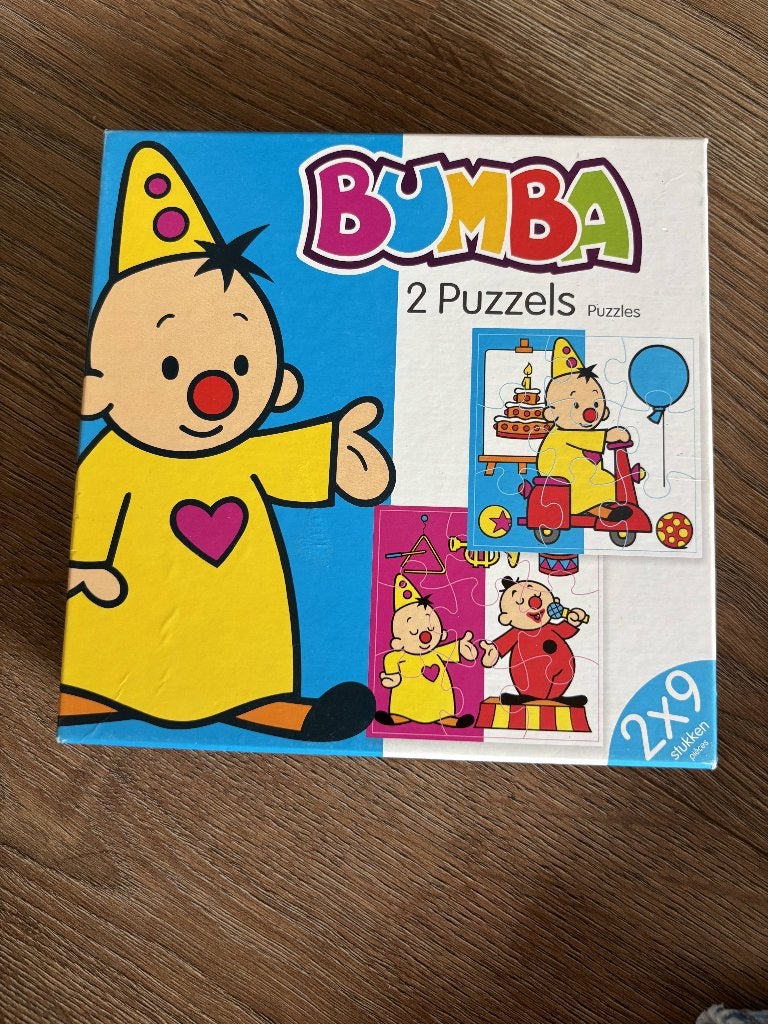 2-in-1 puzzel Bumba, Ophalen of Verzenden, 10 tot 50 stukjes, Zo goed als nieuw, 2 tot 4 jaar