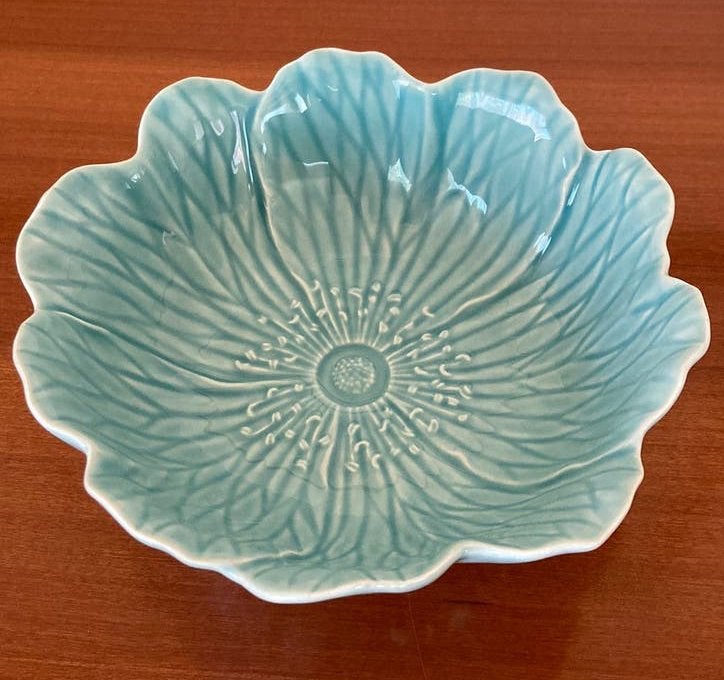 bordallo pinheiro schaal blauw, Ophalen of Verzenden, Nieuw, Overige stijlen, Schaal of Schalen