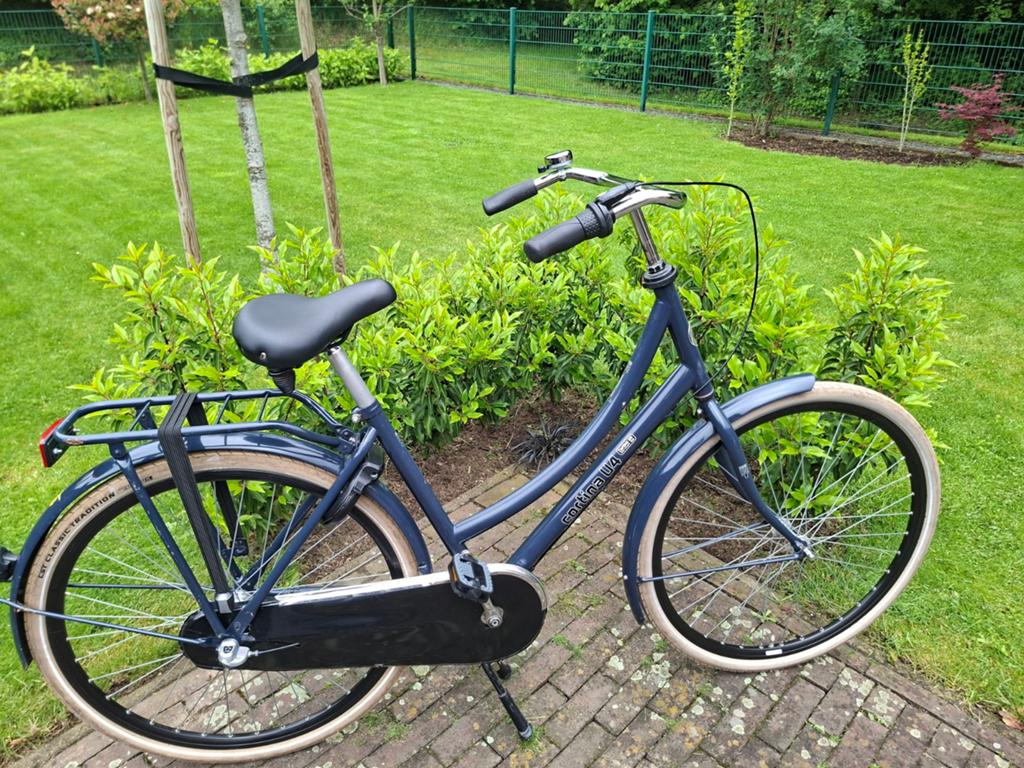 Cortina u4 transportfiets dames, Fietsen en Brommers, Terugtraprem, Gebruikt, Versnellingen, 50 tot 53 cm