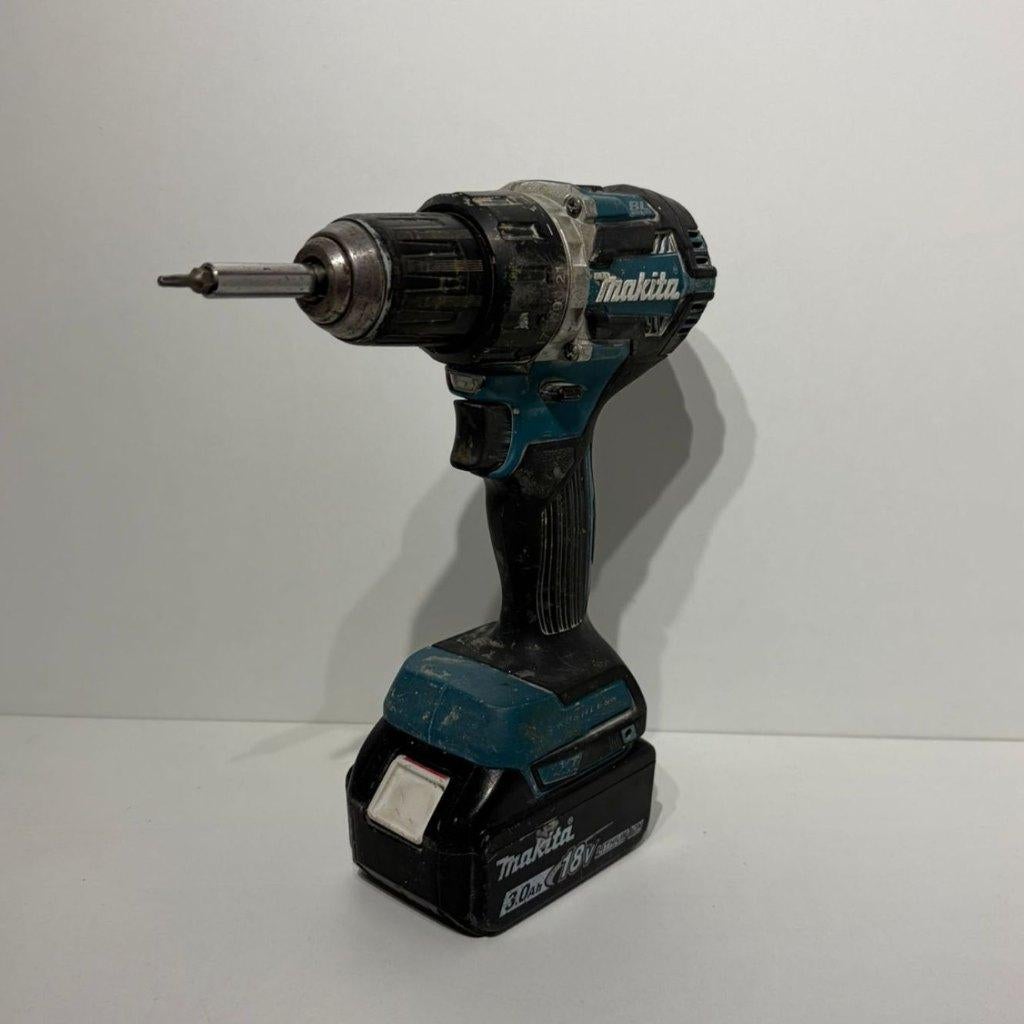 Makita DDF484 schroefboormachine + Accu 3ah 18V, Doe-het-zelf en Verbouw, Gereedschap | Boormachines, Ophalen of Verzenden, Gebruikt