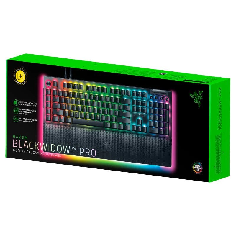 Razer BlackWidow V4 Pro Yellow Switches Nieuw Geseald, Computers en Software, Gaming toetsenbord, Nieuw, Ophalen of Verzenden
