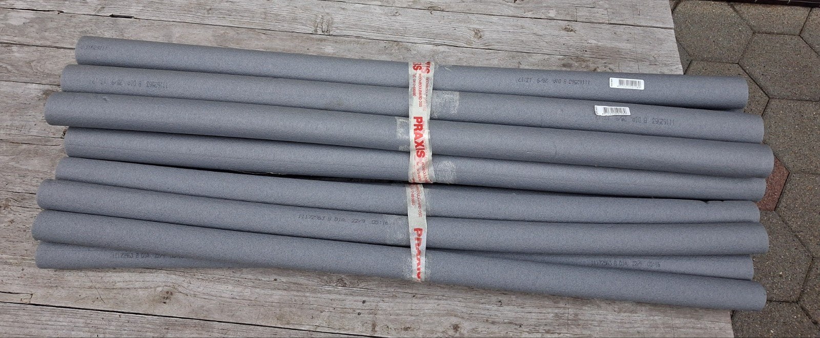 Buis isolatie 22 mm en 28 mm 16 stuks, Minder dan 4 cm, Overige materialen, Nieuw, Ophalen of Verzenden