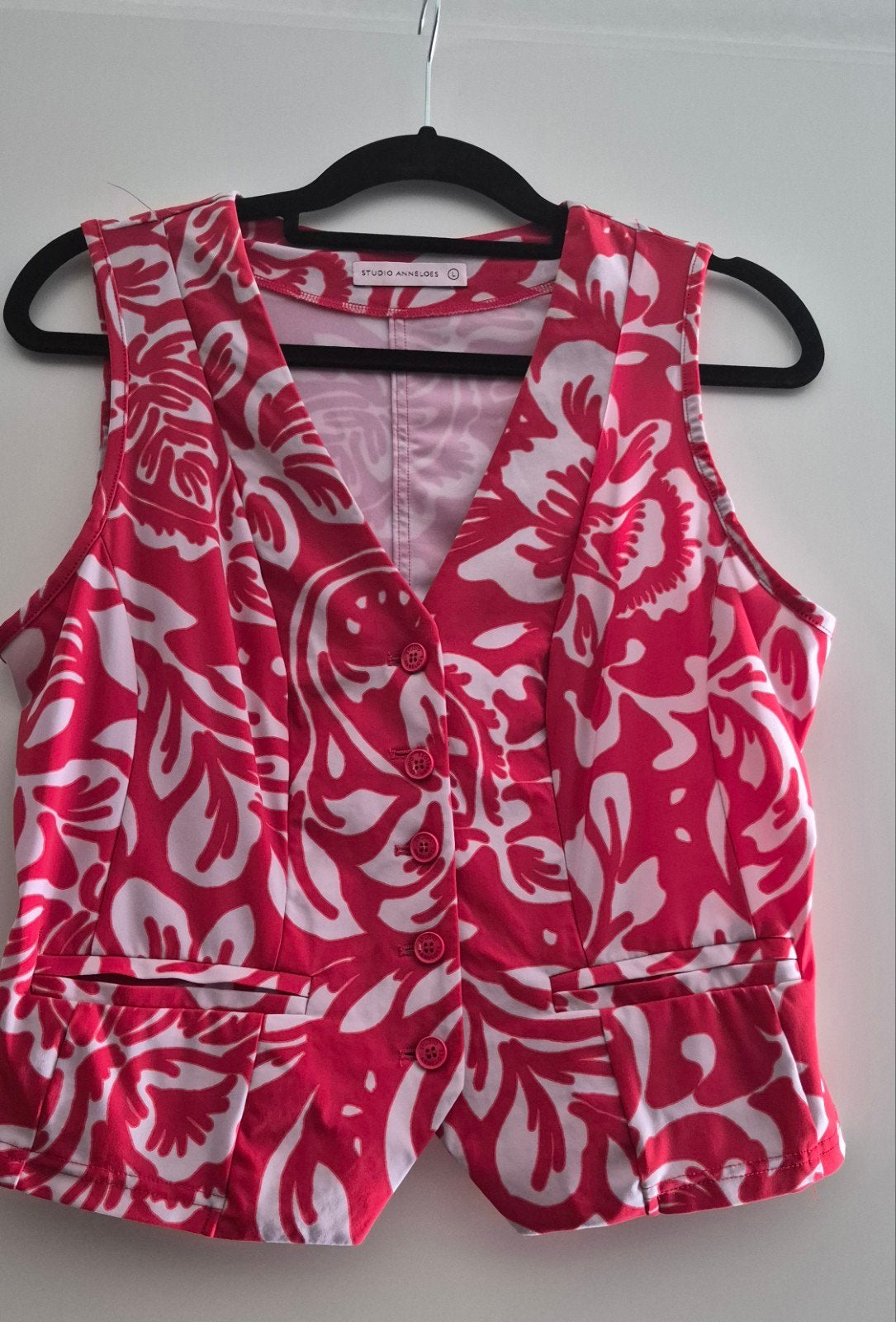 Studio Anneloes gilet travel stof, Kleding | Dames, Tops, Studio Anneloes, Verzenden, Maat 42/44 (L), Zo goed als nieuw